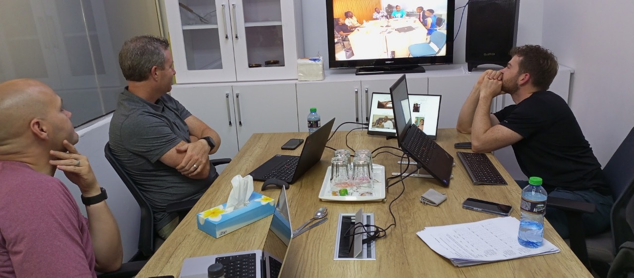 Professional consultant standing confidently